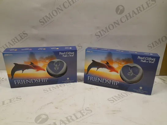 LOT OF 2 GLOBAL JOURNEY GIFTS PEARL FRIENDSHIP GIFTSET 