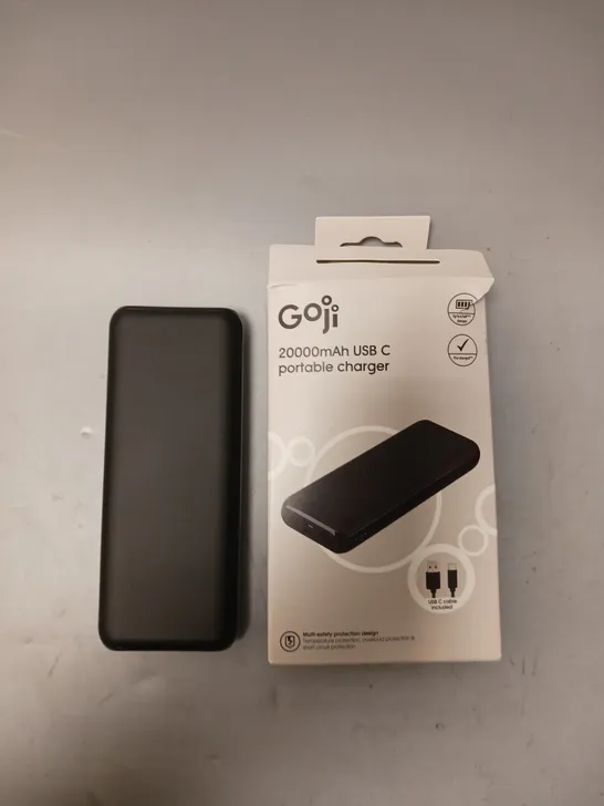 BOXED GOJI 20000MAH USB C PORTABLE POWERBANK 