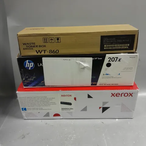 6 X BOXED ASSORTED PRINTER TONER CARTRIDGES FOR VARIOUS MODEL PRINTERS 