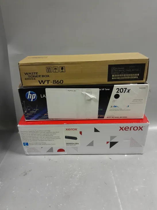 6 X BOXED ASSORTED PRINTER TONER CARTRIDGES FOR VARIOUS MODEL PRINTERS 