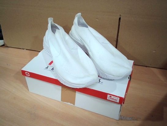 BOXED PAIR OF NIKE REACT TRAINERS WHITE SIZE 10
