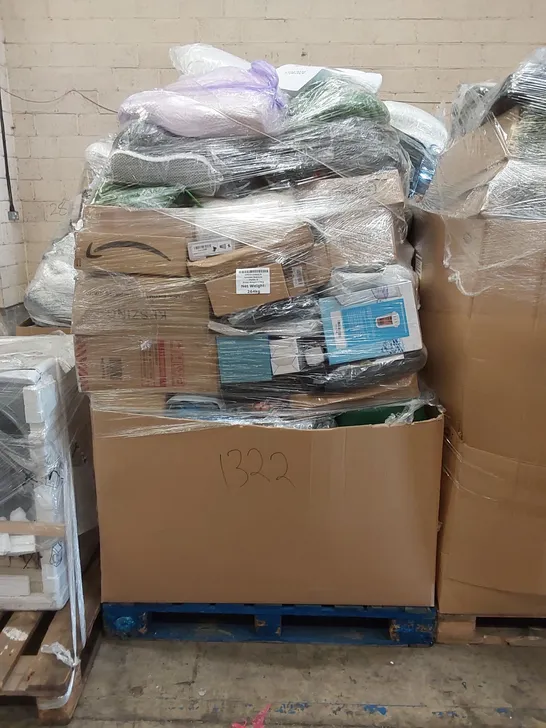 PALLET OF ASSORTED COMFORT BASED AND HOUSEHOLD PRODUCTS TO INCLUDE; PILLOWS, SUPPORT SEAT CUSHIONS AND SIMILARLY RELATED GOODS