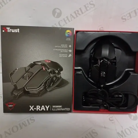 TRUST GXT138 X-RAY ILLUMINATED GAMING MOUSE 