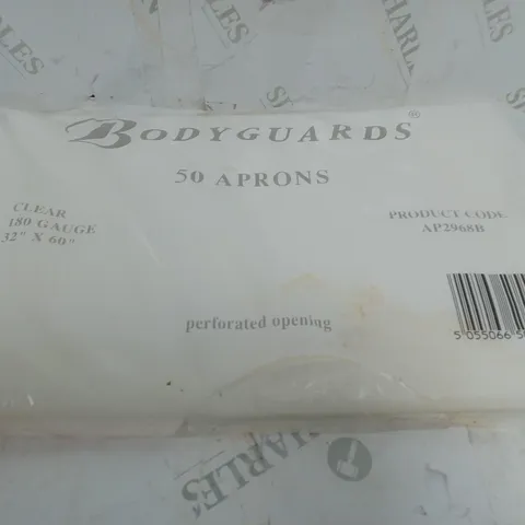 BOX OF 200 BODYGUARD APRON PACKS (4PACKS)