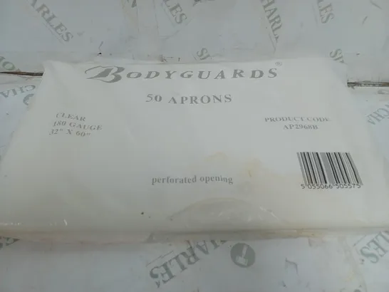 BOX OF 200 BODYGUARD APRON PACKS (4PACKS)