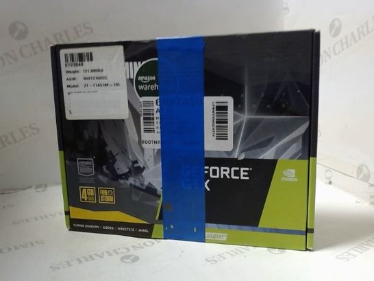 ZOTAC GEFORCE GTX 1650 SUPER 4GB BOOST GRAPHICS CARD