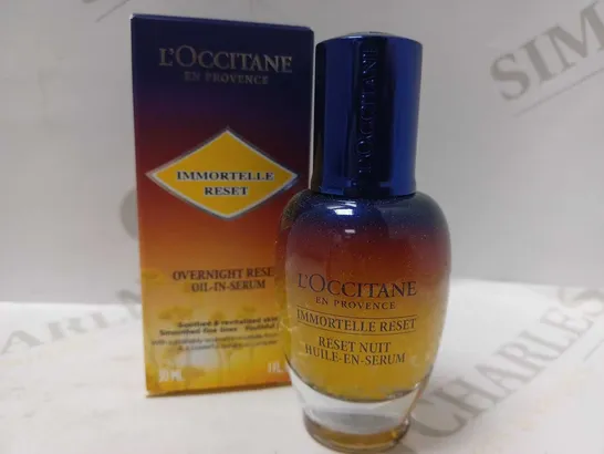 L'OCCITANE IMMORTELLE OVERNIGHT RESET OIL-IN SERUM 30ML