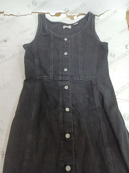 LEVI'S DENIM BLACK DRESS - XS