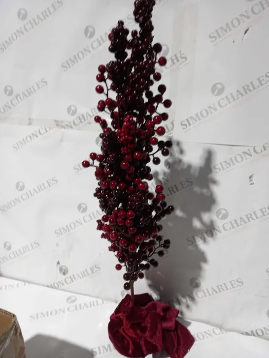 HOME REFLECTIONS PRE-LIT MIXED BERRY TREE APPROX 60CM