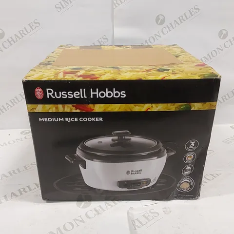 BOXED RUSSELL HOBBS MEDIUM RICE COOKER 