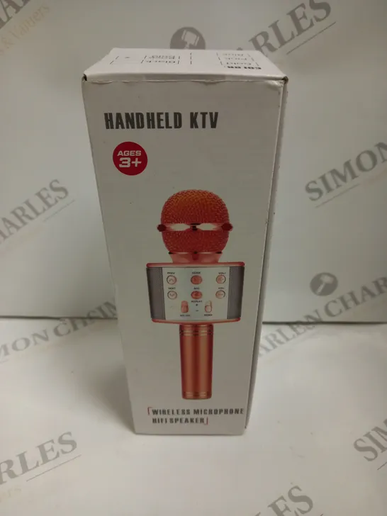 BOXED HANDHELD KTV WIRELESS MICROPHONE HIFI SPEAKER 