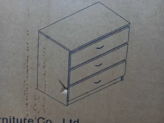 DESIGNER FURNITURE - CHEST OF DRAWERS IN BLACK