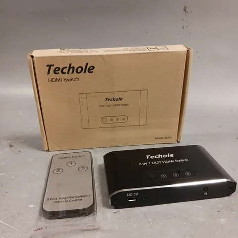 BOXED TECHOLE HS301 HDMI SWITCH 