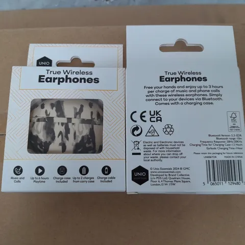 LOT OF 80 BOXED BRAND NEW TRUE WIRELESS EARPHONES - TORT