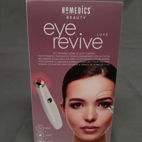 BOXED HOMEDICS EYE REVIVE LUXE LIGHT THERAPY