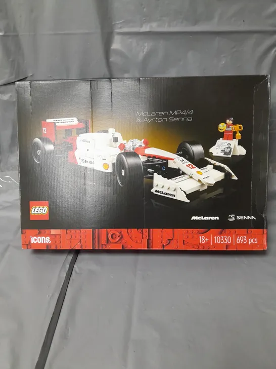 BOXED LEGO MCLAREN MP4 & AYRTON SENNA  RRP £69.99