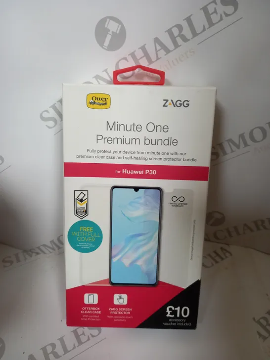 36 MINUTE ONE PREMIUM BUNDLE OF CLEAR CASE AND SELF HEALING SCEEN PROTECTOR FOR HUAWEI P30