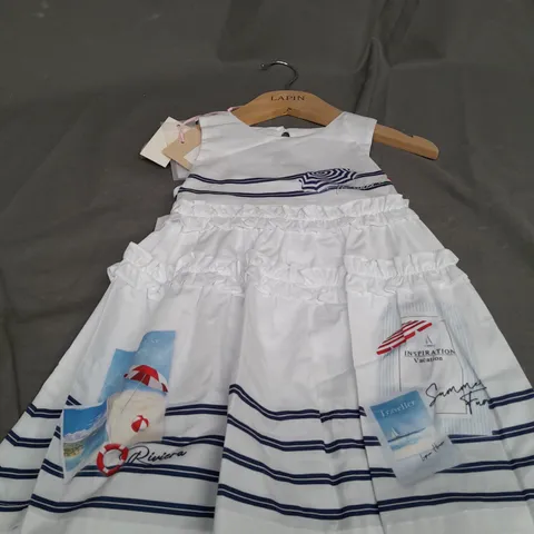 LAPIN HOUSE SANTORINI POLAROID DRESS - 3 YEARS