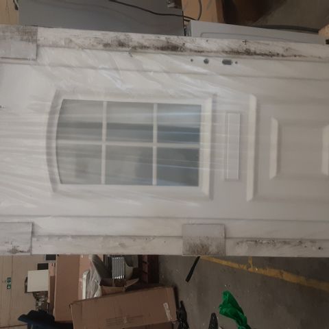 PVCU GEORGIAN GLAZED FRONT DOOR LEFT HAND OPENING 2055 X 920 X 70MM