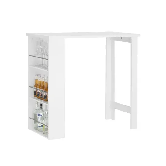 BOXED HACKER BAR CABINET WITH WINE STORAGE