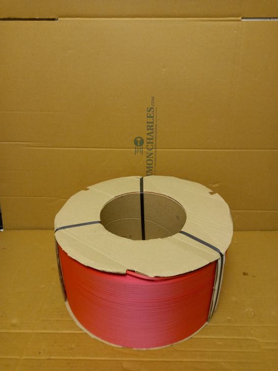 BOX OF 2 RED BANDING/PALLET STRAP SIZE/LENGHT UNSPECIFIED