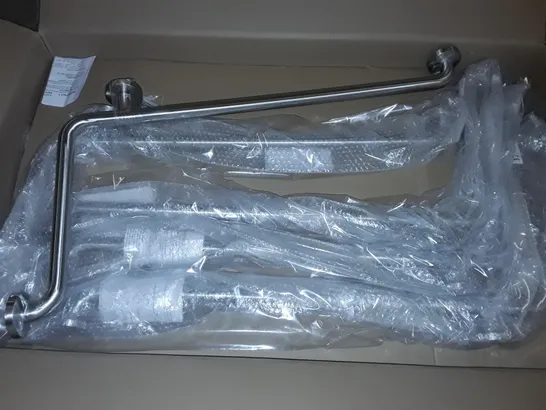 LOT OF 10 STAINLESS STEEL GRAB BARS - 121X74X20MM