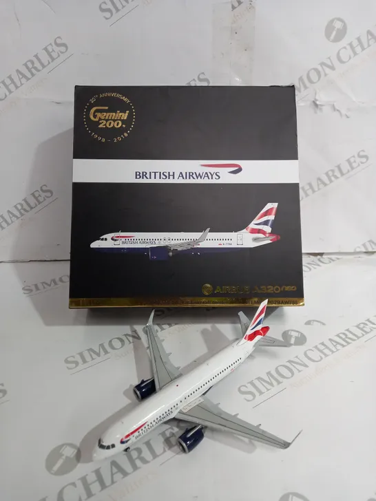 BOXED GEMINI BRITISH AIRWAYS AIRBUS A320NEO 