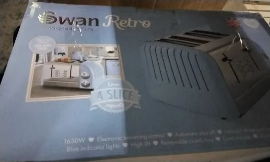 BOXED RETRO TOASTER BLUE