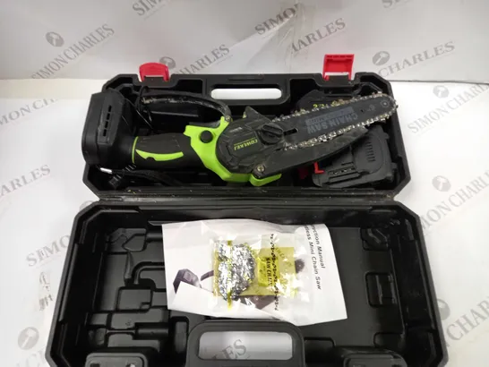 CQWLKEJ CORDLESS MINI CHAIN SAW 