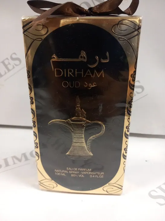 BOXED AND SEALED DIRHAM OUD EAU DE PARFUM NATURAL SPRAY 100ML