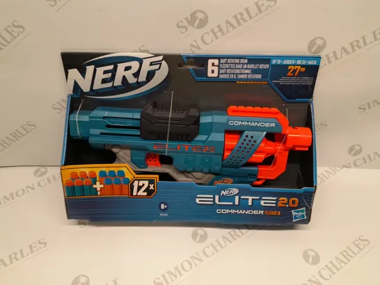 BRAND NEW BOXED NERF ELITE 2.0 COMMANDER RD-6 WITH 6 DART ROTATING DRUM