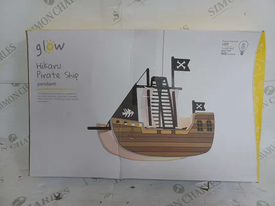 BOXED GLOW HIKARU PIRATE SHIP PENDANT LED