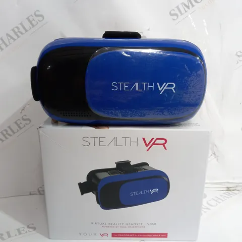 BOXED STEALTH VR HEADSET IN BLUE - VR50