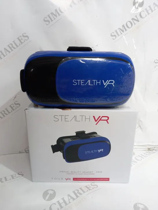 BOXED STEALTH VR HEADSET IN BLUE - VR50