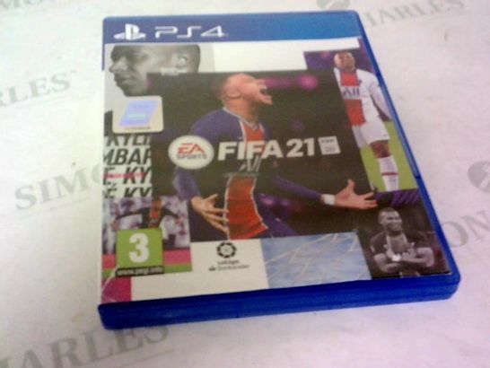 FIFA 21 PLAYSTATION 4 GAME 