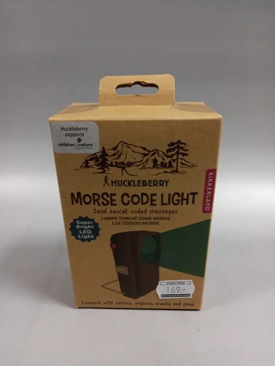 BOXED SEALED HUCKLEBERRY MORSE CODE LIGHT 