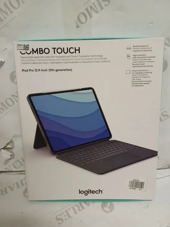 LOGITECH DETACHABLE KEYBOARD CASE WITH TRACKPAD AND SMART CONNECTOR TECH FOR THE IPAD PRO 12.9-INCH (5TH GENERATION)