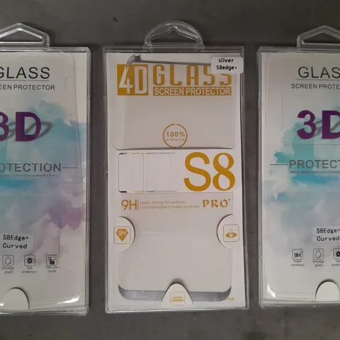 BOX OF APPROXIMATELY 50 ASSORTED MOBILE PHONE SCREEN PROTECTORS IN VARIOUS COLOURS AND STYLES FOR VARIOUS MAKES AND MODELS