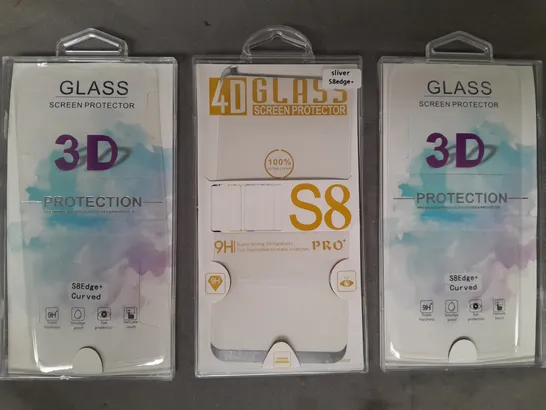 BOX OF APPROXIMATELY 50 ASSORTED MOBILE PHONE SCREEN PROTECTORS IN VARIOUS COLOURS AND STYLES FOR VARIOUS MAKES AND MODELS