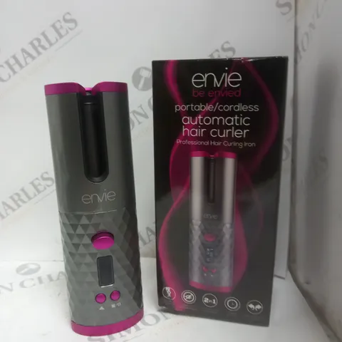 BOXED ENVIE CORDLESS AUTOMATIC HAIR CURLER 