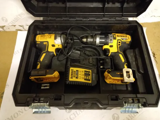 DEWALT DCK266P2T-GB XR COMBI DRILL AND IMPACT DRIVER BRUSHLESS KIT IN TSTAK BOX