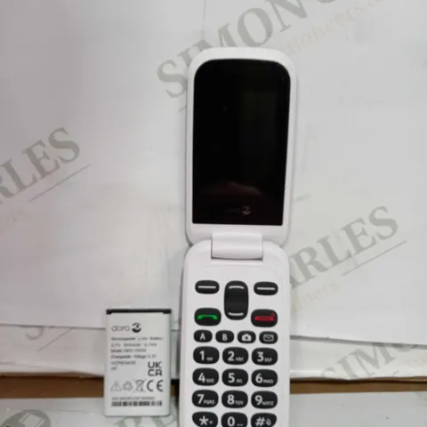 DORO 2404 MOBILE FLIP PHONE 2.4 INCH DISPLAY