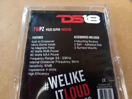 DS18 TWPZ PIEZO SUPER TWEETER 