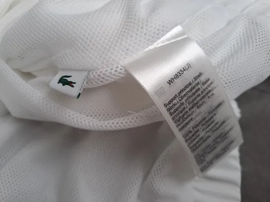 LACOSTE SPORT REGULAR FIT WHITE TRACKSUIT - FR 7