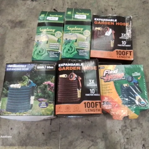 PALLET CONTAINING A LARGE ASSORTMENT OF GARDEN HOSES - BRANDS MAY VARY