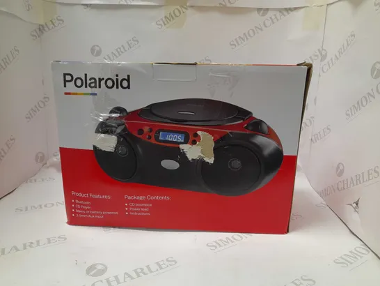 POLAROID BLOETOOTH CD BOOMBOX