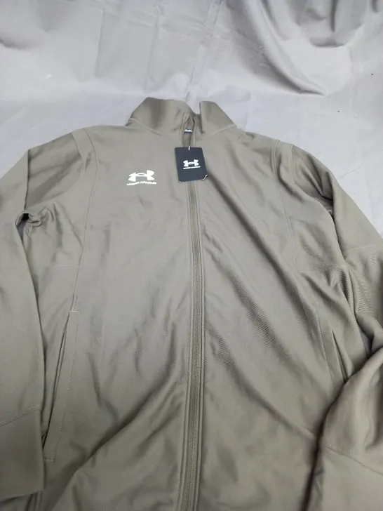 UNDER ARMOUR KHAKI JACKET - MEDIUM