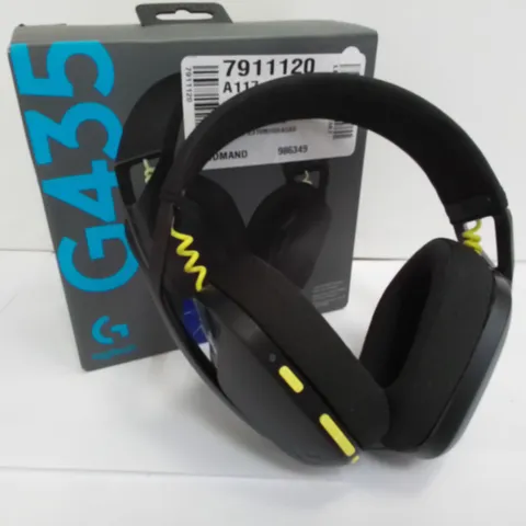 BOXED LOGITECH G435 LIGHTSPEED BLUETOOTH GAMING HEADSET