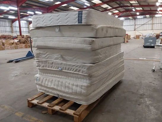 PALLET OF 8x ASSORTED MATTRESS - ASSORTED BRANDS, SIZES AND CONDITIONS