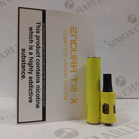 BOXED INNOKIN ENDURA T18-X VAPE SYSTEM - YELLOW 